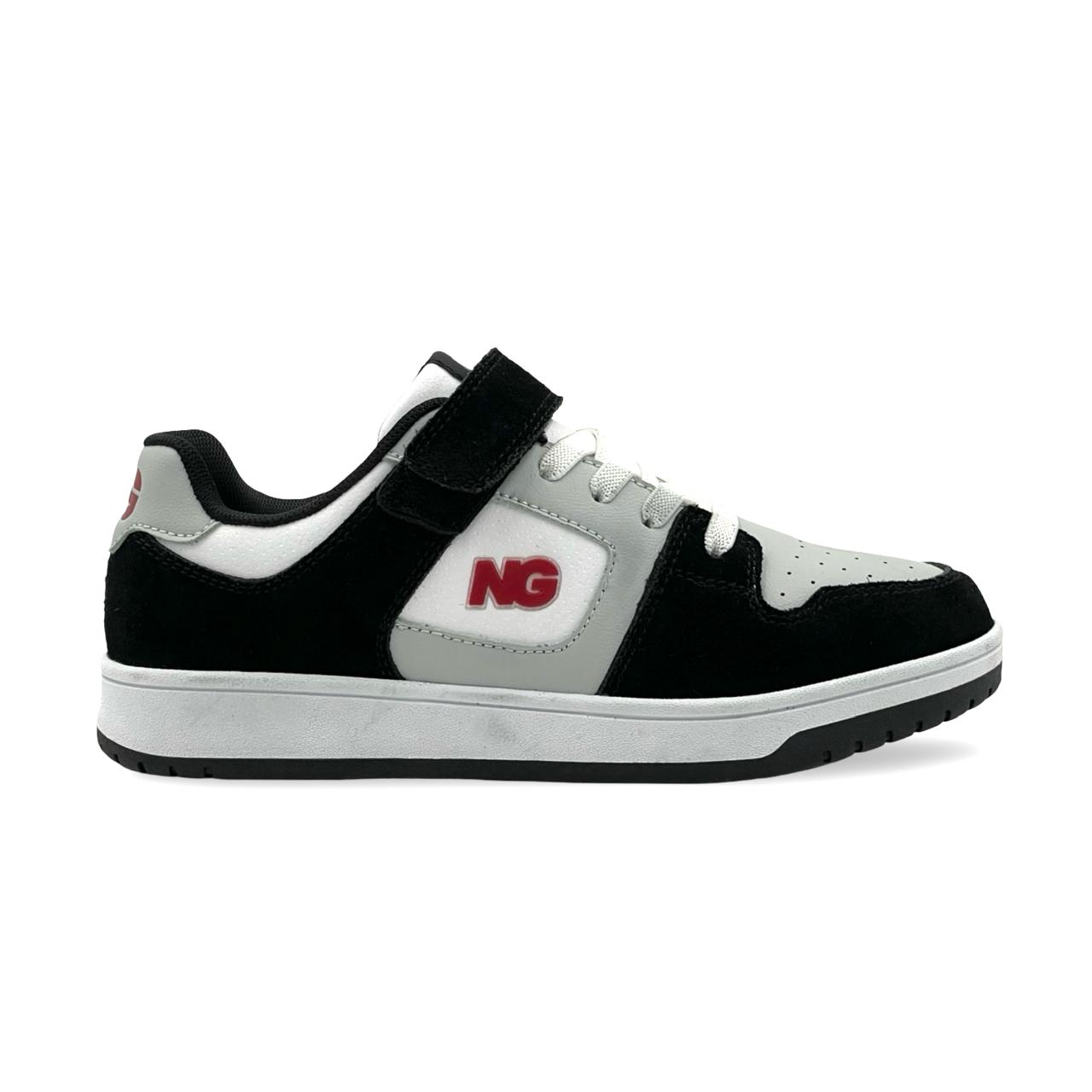 Zapatilla Juvenil Skate NG Black White