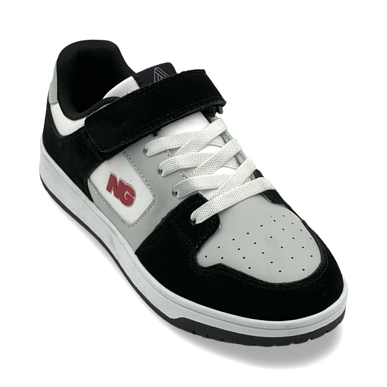 Zapatilla Juvenil Skate NG Black White